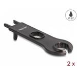 Delock Tool for DL4 Cables and Connectors, round, black 2 pcs