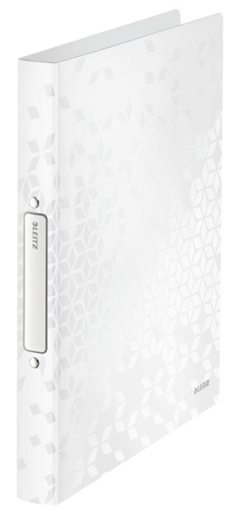 Desky s 2kroužkovým mechanismem Leitz WOW, bílá