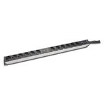 DIGITUS 19" 1U Aluminium PDU 12x CEE 7/4, overload protection