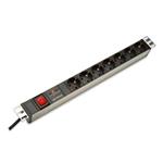 DIGITUS 19" 1U Aluminium PDU 8x CEE 7/4