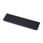 DIGITUS 19" 3U blank panel, Color black RAL 9005