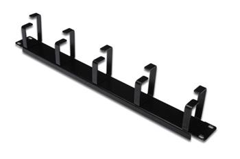 Digitus 19" CABLE Management Panel 1U 5 hoop, black