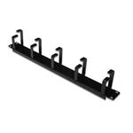 Digitus 19" CABLE Management Panel 1U 5 hoop, black