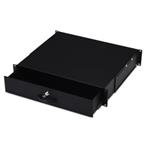 Digitus 19" Lockable Drawer black Color RAL 9005