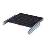 Digitus 19" sliding shelf, Vented, Black 35kg, 465x345x30mm