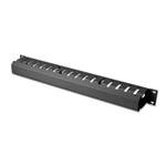 DIGITUS® 1U cable management cage, black