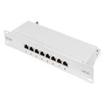 DIGITUS CAT 6A, Class E Patch Panel, shielded, grey