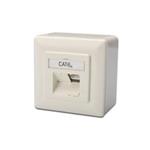 DIGITUS CAT 6A Class EA network outlet, design compatible, shielded, flush mount