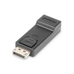 Digitus DisplayPort adapter, DP - HDMI type A, M/F, w/interlock,UL, CE, bl