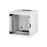 DIGITUS DN-49100 10" 6U wall mounting cabinet, SOHO PRO 325 x 315 x 300 mm, grey (RAL 7035)
