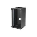 DIGITUS DN-49105 10" 12U wall mounting cabinet, SOHO PRO 595 x 315 x 300 mm, black (RAL 9005)