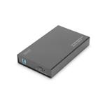Digitus Externí 3,5 "/ kryt HDD SSD, SATA-III na USB 3.0 s prémiovým hliníkovém pouzdru