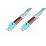 DIGITUS Fiber Optic Patch Cord, LC to LC Multimode 50/125 µ, Duplex Length 5m, Class OM3