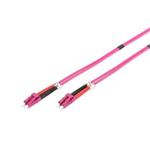 DIGITUS Fiber Optic Patch Cord, LC to LC, Multimode OM4 - 50/125 µ, Duplex Length 3m