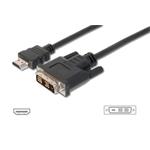 Digitus HDMI /A na DVI připojovací kabel , 2.0M