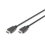 Digitus HDMI High Speed + Ethernet připojovací kabel, zlacené konektory, 5m