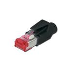 Digitus Hirose Modular Plug, CAT 6 TM 21 8P8C, Shielded, for Round Cable, Incl. Hood