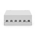 DIGITUS Modular Desktop Patch Panel, shielded 6-port, light grey