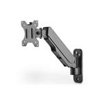 DIGITUS Single Gas Spring Monitor Wall Mount 17-32", 8 kg (max.), black