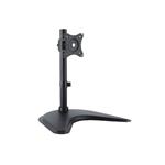 Digitus Single Monitor Desk Stand, black  45o Swivel,45o Tilt,rotate 360o,15"-27" TFT, max load 15Kg,VESA max 100x100