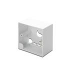 DIGITUS Surface mount box for faceplates,80x80x42mm, RAL 9010