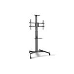 DIGITUS TV Presentation cart pro obrazovky do 70", police do 50 kg, VESA max. 600x400