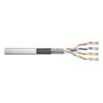 DIGITUS Twisted Pair Patch Cable SFTP, CAT 5e, AWG 26/7, Color grey 305M, Paper Box