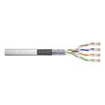 DIGITUS Twisted Pair Patch Cable SFTP, CAT 5e, AWG 26/7, Color grey 305M, Paper Box