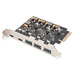 Digitus USB 3.1 PCI Express add-on card 2x USB-C + 3x USB A