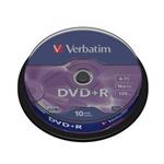 DVD+R médium Verbatim 16x 4.7GB, 10ks, Spindle