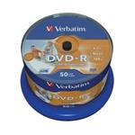 DVD-R médium Verbatim 16x 4.7GB, 50ks, Spindle, Printable