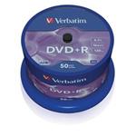 DVD+R médium Verbatim 16x 4,7GB, 50ks, Spindle