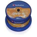 DVD-R médium Verbatim 16x 4.7GB, 50ks, Spindle