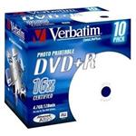 DVD+R médium Verbatim, 16x, 4,7GB, Printable, JC