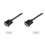 DVI connection cable, DVI(24+1), M/M, 1.0m, DVI-D dual link, UL, bl