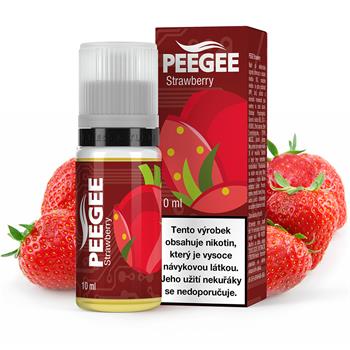 e-liquid PEEGEE - Jahoda (Strawberry) 6mg