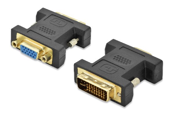 Oiyagai 2 Pezzi Adattatore DVI-I 24 5 Femmina A VGA Maschio – Convertitore Video Da DVI A VGA Per Monitor, Display, PC, Proiettore (Nero - Foto 4