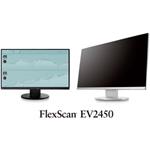 EIZO 24" EV2450-BK, 1920 × 1080, IPS,16:9, 5ms, 250 cd/m2, 1000:1, DP/HDMI/DVI/Dsub, ultraslim rám., černý