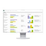 EIZO 24" EV2451-WT, 1920 x 1080, IPS,16:9, 5ms, 250 cd/m2, 1000:1, DP/HDMI/DVI/Dsub, ultraslim 1 mm rám., bílý