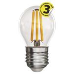 Emos LED žárovka Filament Mini Globe 4W/35W E27, WW teplá bílá, 400 lm