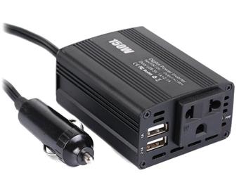 EUROCASE měnič napětí AC/DC ,12V/230V, 150W, USB, autozástrčka