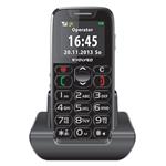 EVOLVEO EasyPhone, mobilní telefon pro seniory s nabíjecím stojánkem, snadné ovládání