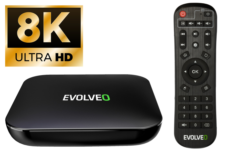 EVOLVEO MultiMedia Box C4, 8K Ultra HD multimediální centrum NC