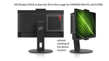 Fujitsu AiO P2410 24" FHD, DP, HDMI, 5inStand, 5ms,