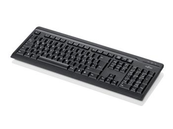 Fujitsu klávesnice KB410 Black Slim USB CZ SK