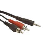 Gembird kabel audio JACK 3,5mm samec / 2x RCA (CINCH) samec, 5M