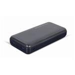 GEMBIRD powerbanka 20000mAh černá