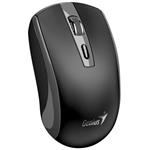 Genius ECO-8150 Myš, bezdrátová, optická, 1200DPI, 4 tlačítka, Copilot, 2,4GHz, USB-A dongle, USB-C nabíjení, černo-šed