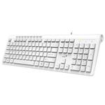 Genius klávesnice Slimstar 230/ drátová, USB, CZ+SK layout, bílá