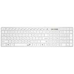 Genius Slimstar 126 Klávesnice, drátová, CZ+SK layout, Copilot klávesa, USB,tenká, bílá